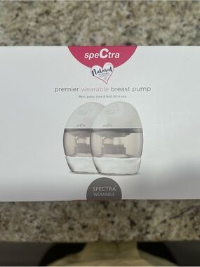 Spectra Premier Wearable Breast Pump - White